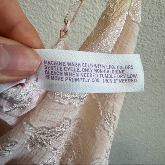 Lilac & London Womens Medium Pink Danity Chemise Slip Dress Fairycore Ballet - Picture 7 of 8